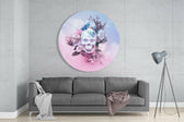 Skull Glass Wall Art.