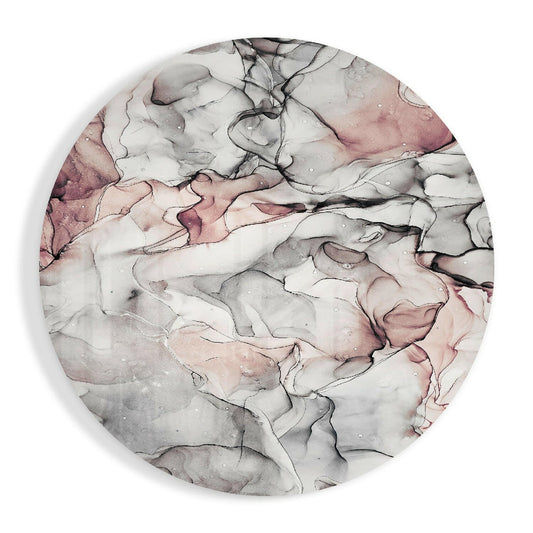 Abstract Flow Glass Wall Art.