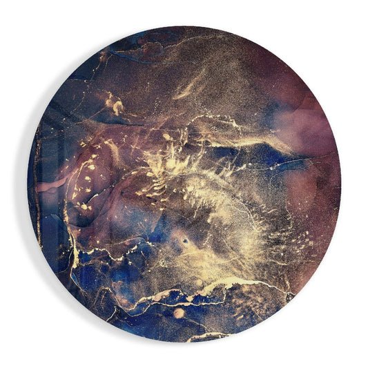 Abstract Flow Glass Wall Art.