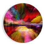 Color Explosion Glass Wall Art.