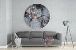 Abstract Flow Glass Wall Art.