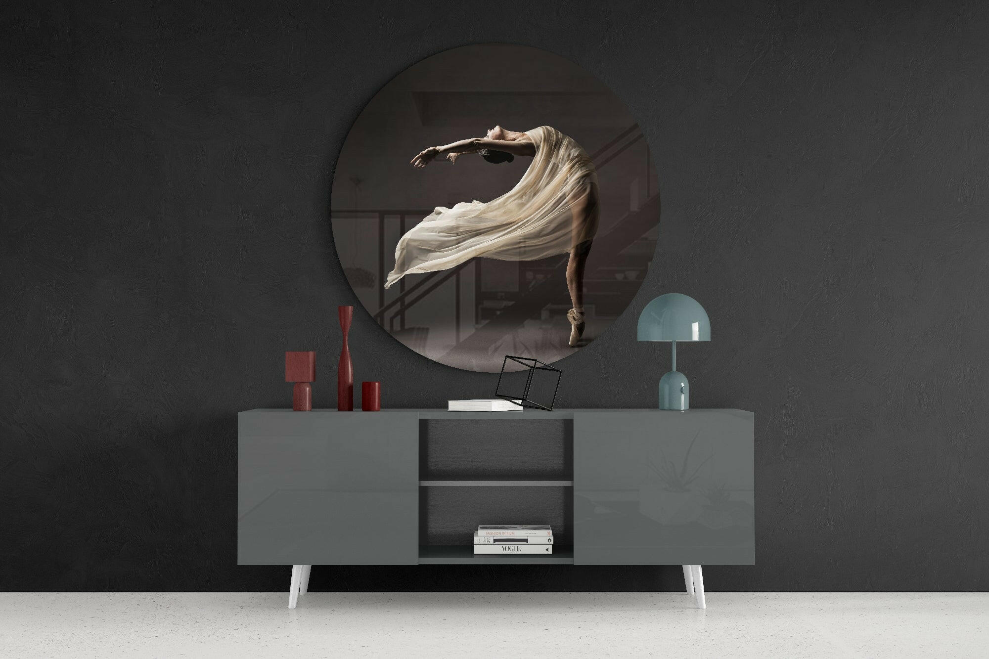 Ballet Glass Wall Art.