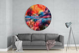 Color Explosion Glass Wall Art.