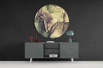 Green Marble Glass Wall Art.
