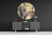 Green Marble Glass Wall Art.