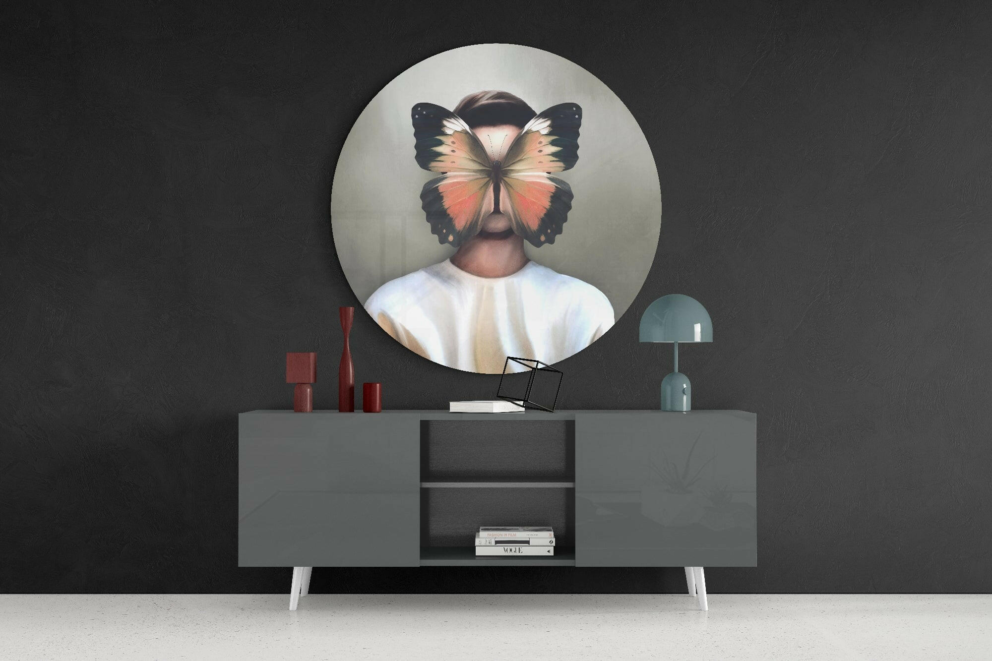 Butterfly Dreams Glass Wall Art.