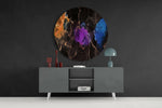 Color Explosion Glass Wall Art.