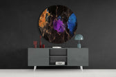 Color Explosion Glass Wall Art.