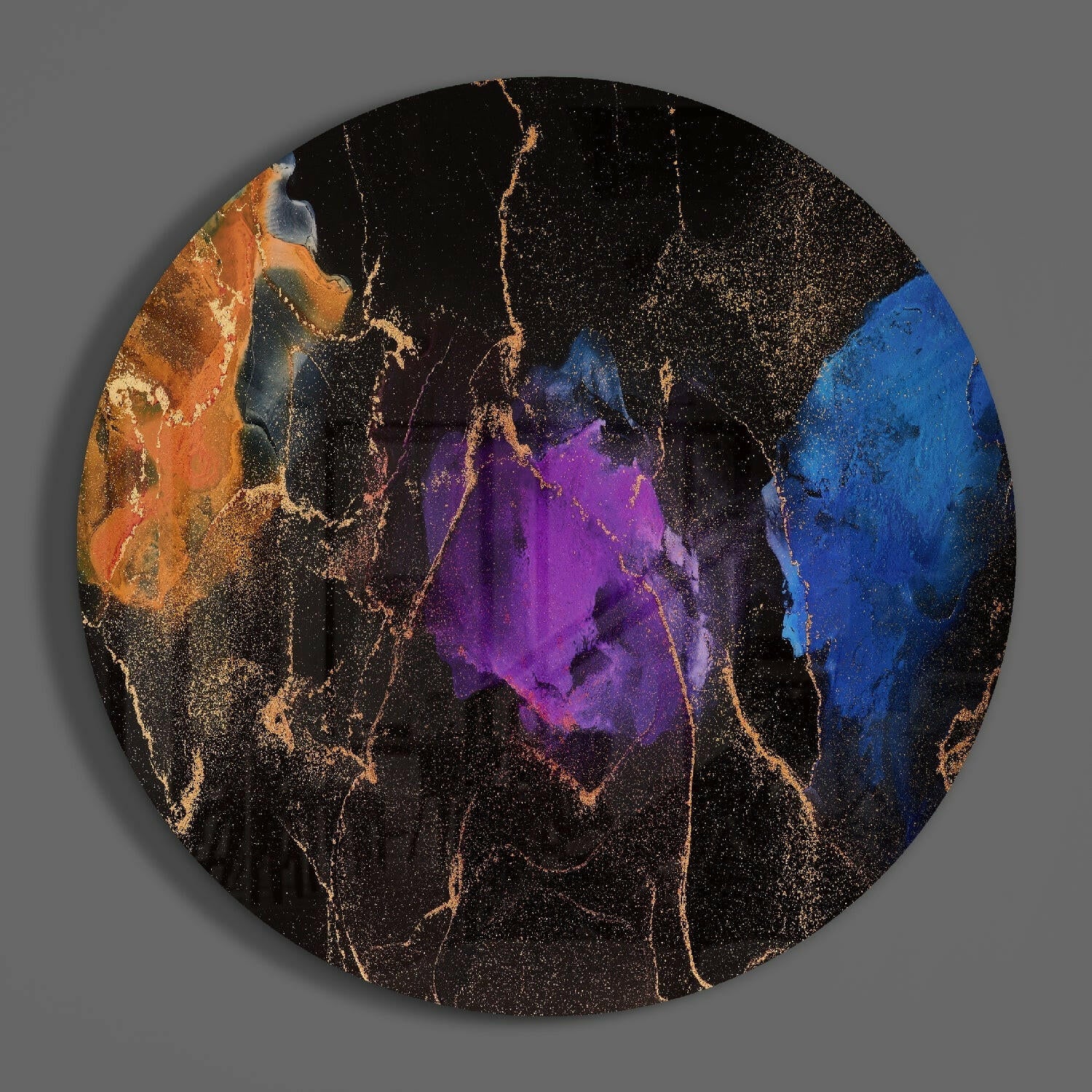 Color Explosion Glass Wall Art.