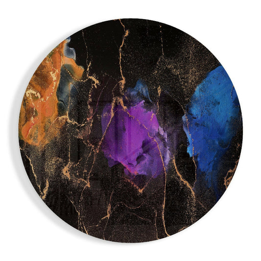 Color Explosion Glass Wall Art.