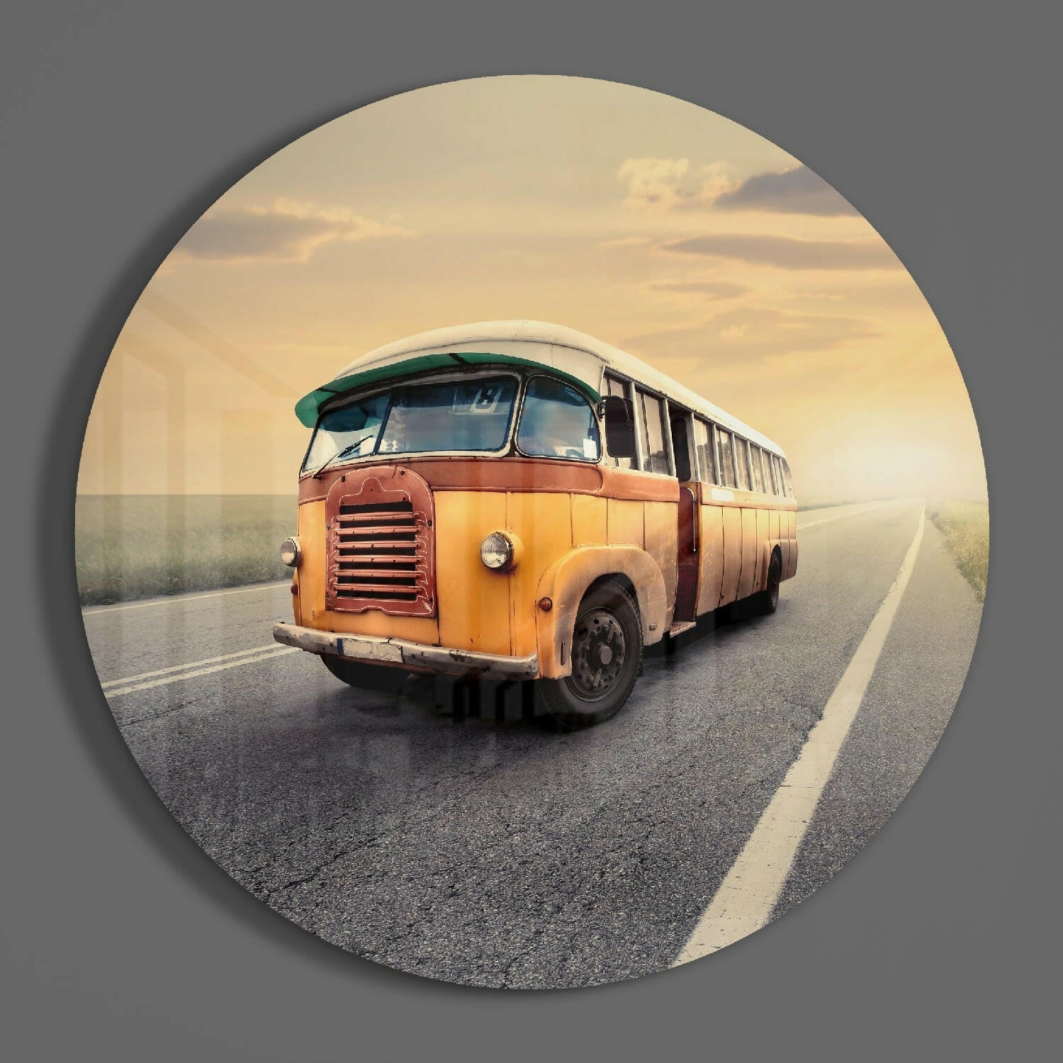 Caravan Glass Wall Art.