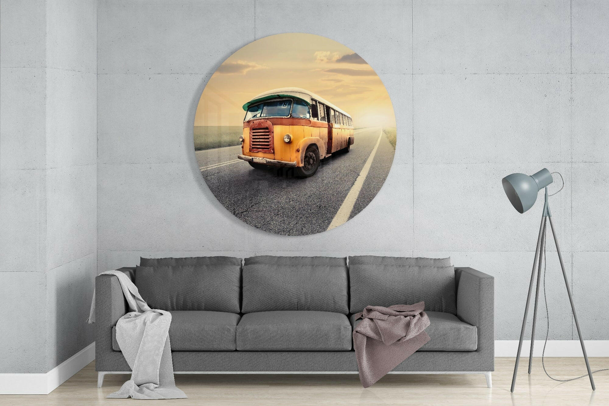 Caravan Glass Wall Art.
