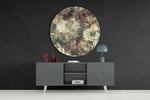 Abstract Flower Glass Wall Art.