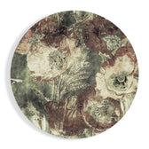 Abstract Flower Glass Wall Art.