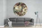 Abstract Flower Glass Wall Art.