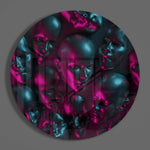 Faces Glass Wall Art.