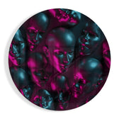 Faces Glass Wall Art.