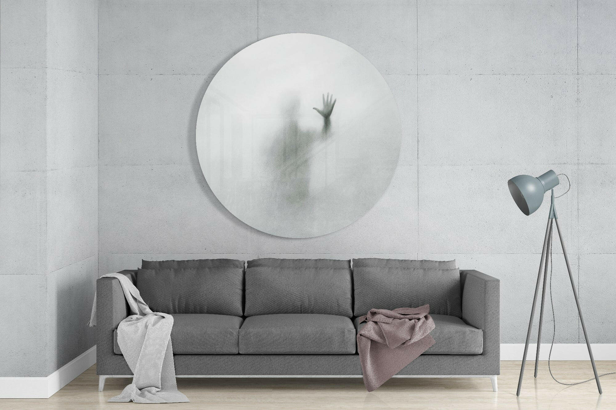 Uncertainty Glass Wall Art.