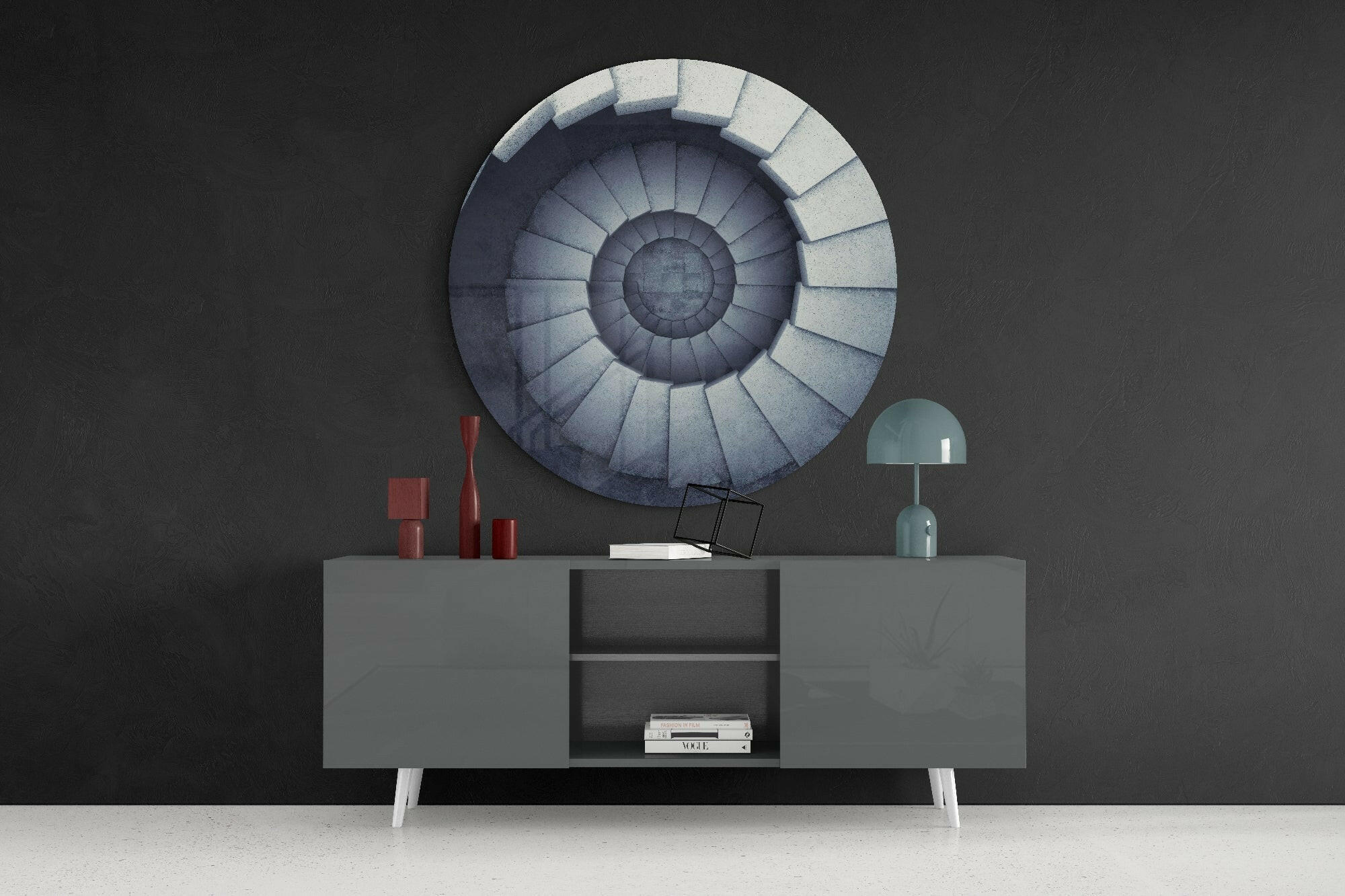 Stair Glass Wall Art.