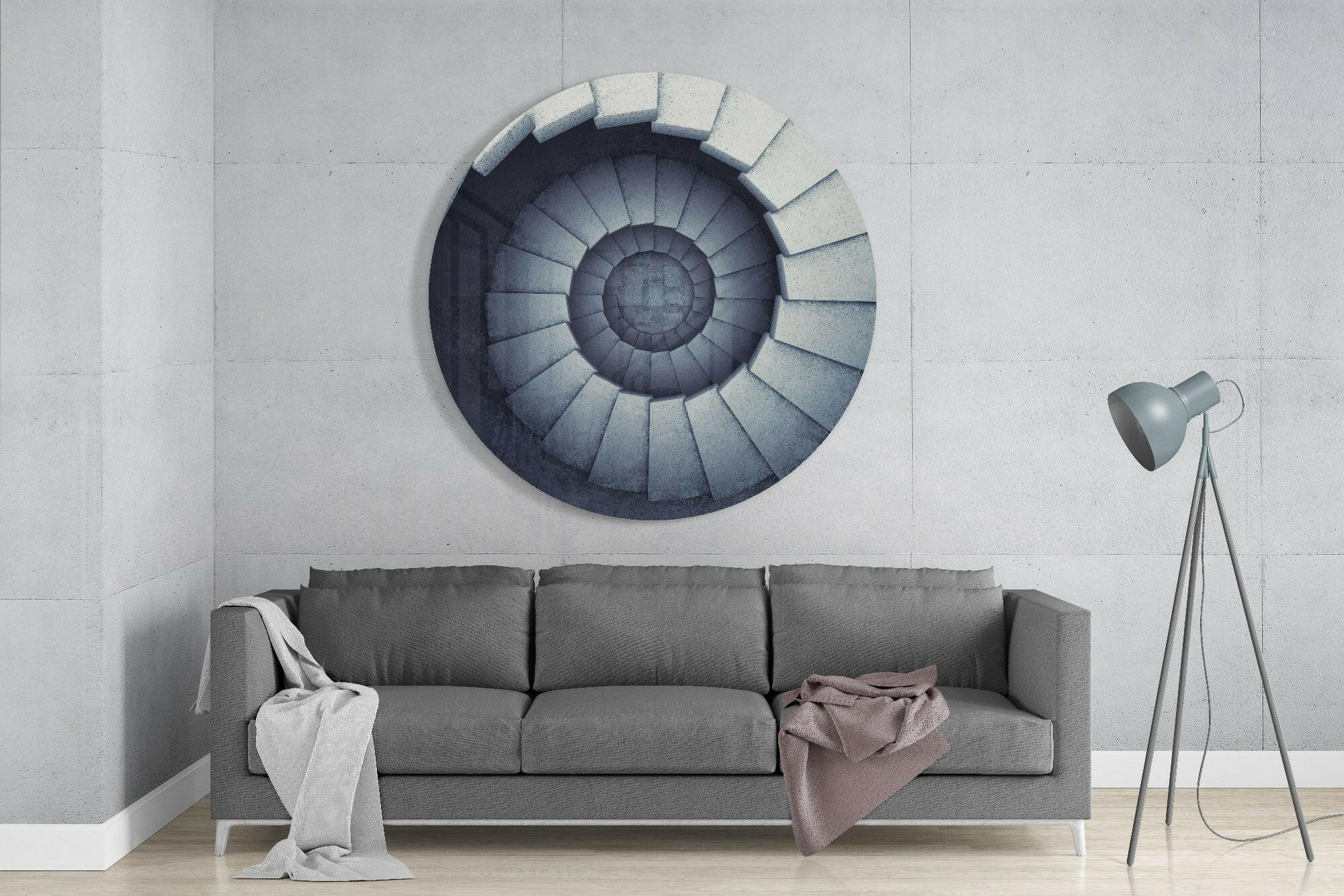 Stair Glass Wall Art.