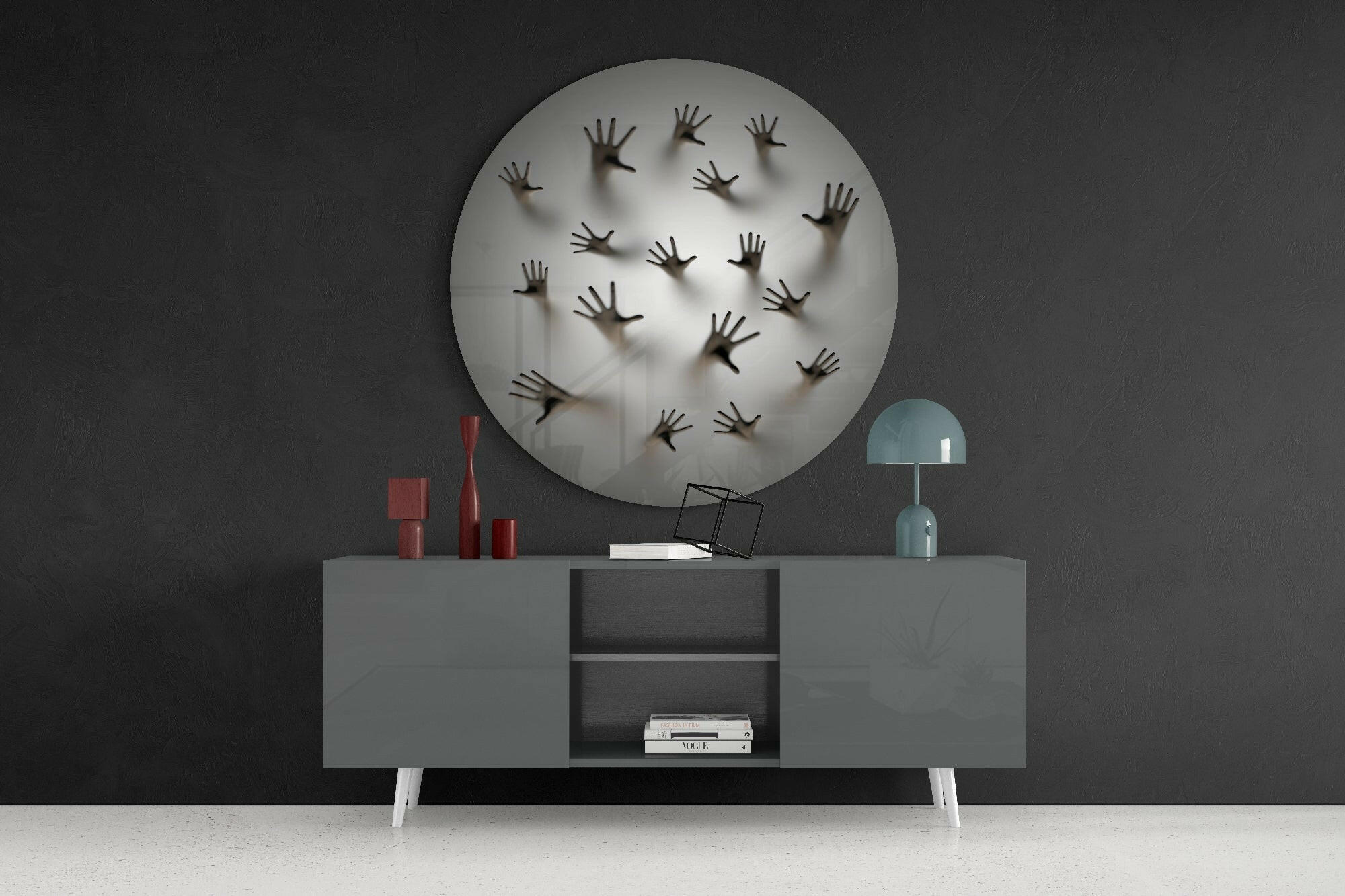 Independence Glass Wall Art.