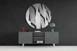 Abstract Glass Wall Art.