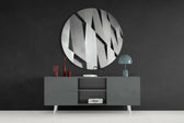 Abstract Glass Wall Art.