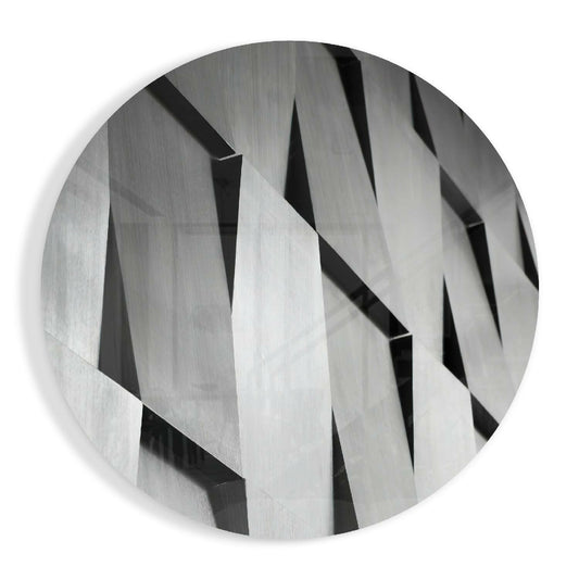 Abstract Glass Wall Art.