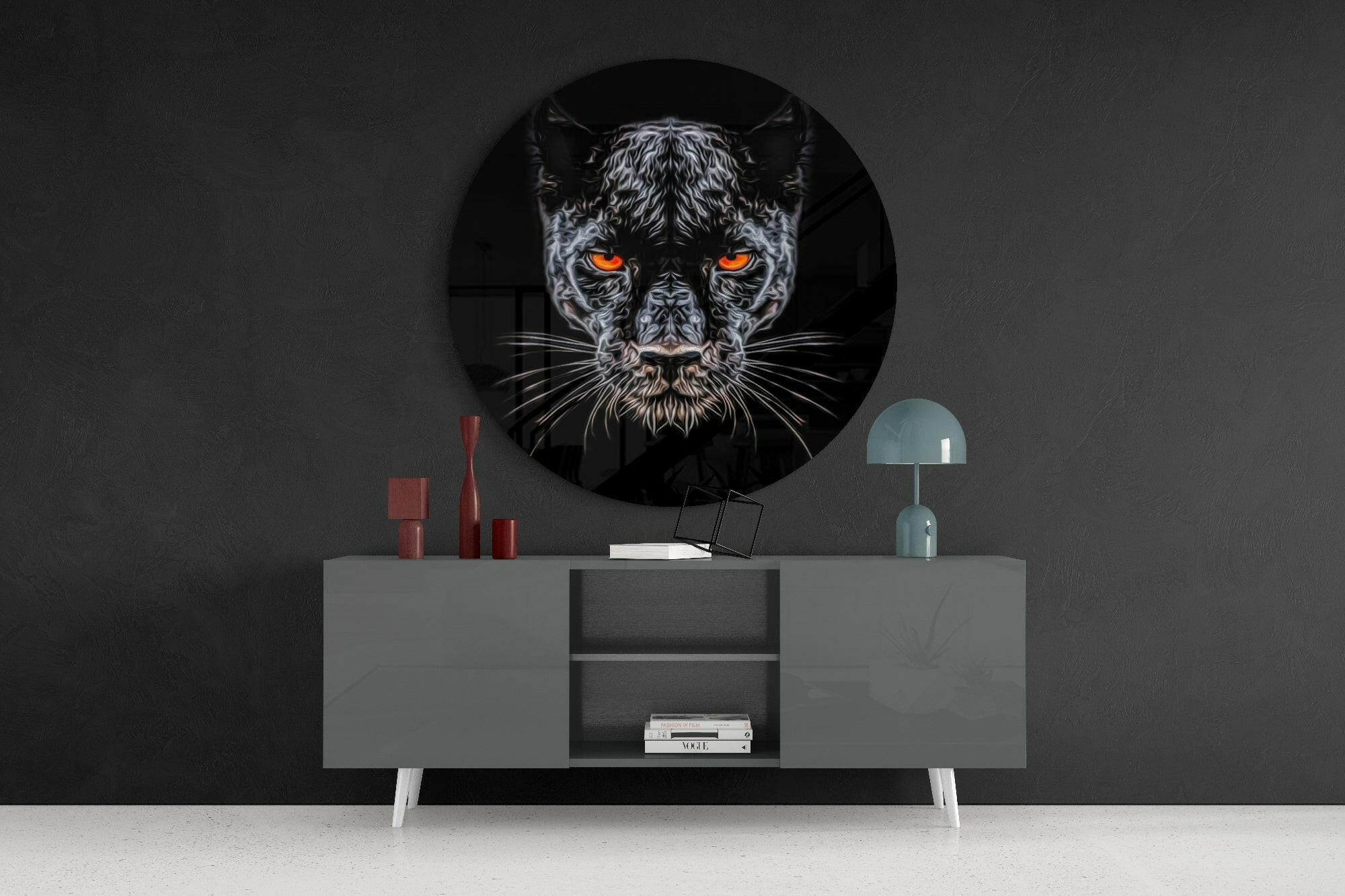 Puma Glass Wall Art.