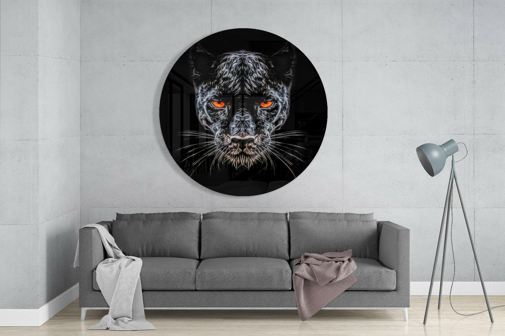 Puma Glass Wall Art.