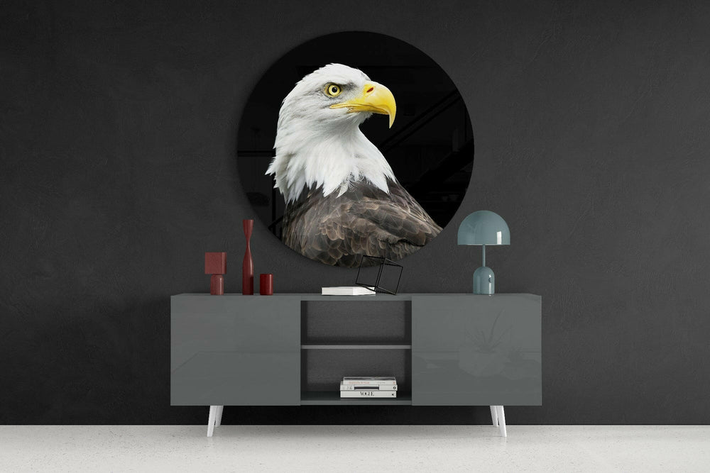 Eagle Glass Wall Art.