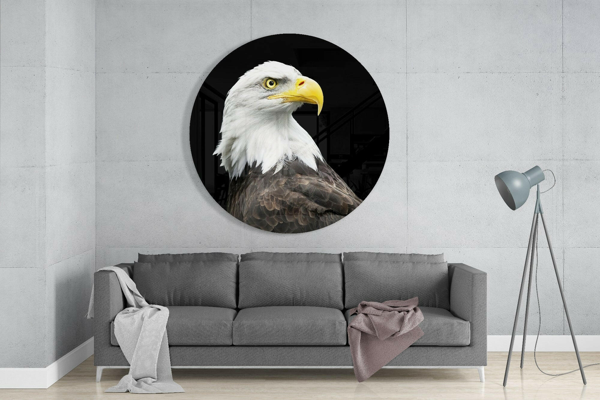 Eagle Glass Wall Art.