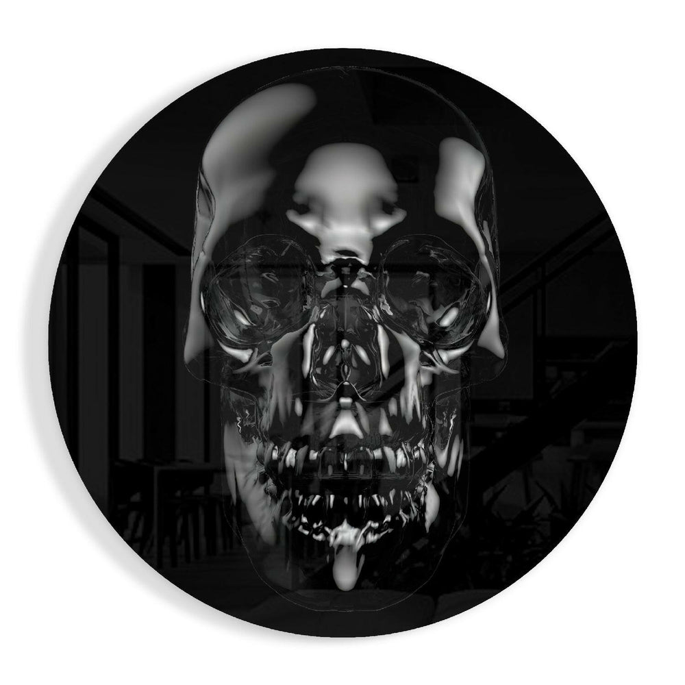 Skull Glass Wall Art.