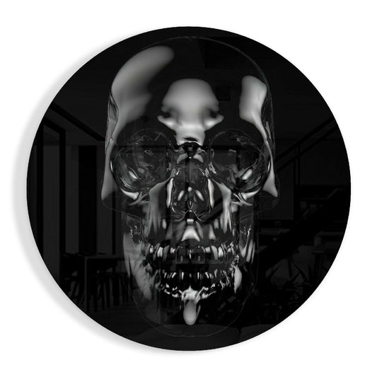 Skull Glass Wall Art.