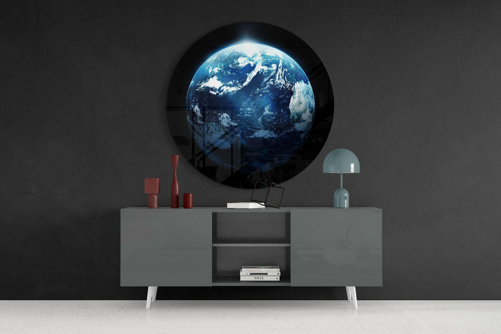 World Glass Wall Art.