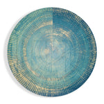Blue Splash Glass Wall Art.
