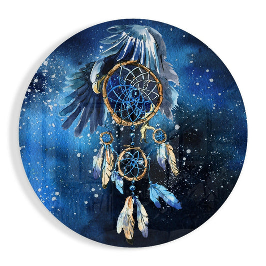 Dreamcatcher Glass Wall Art.