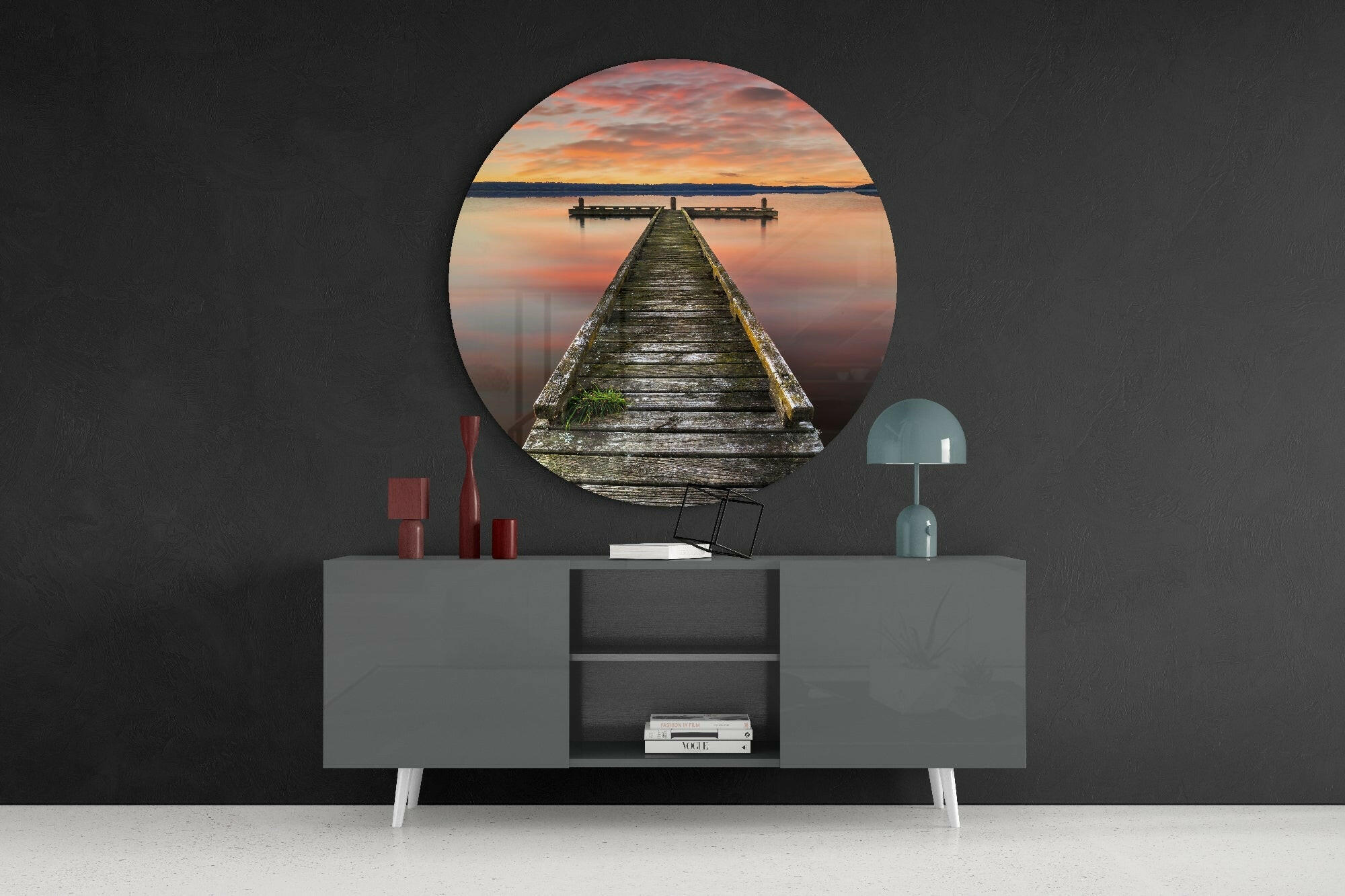 Dock Glass Wall Art.