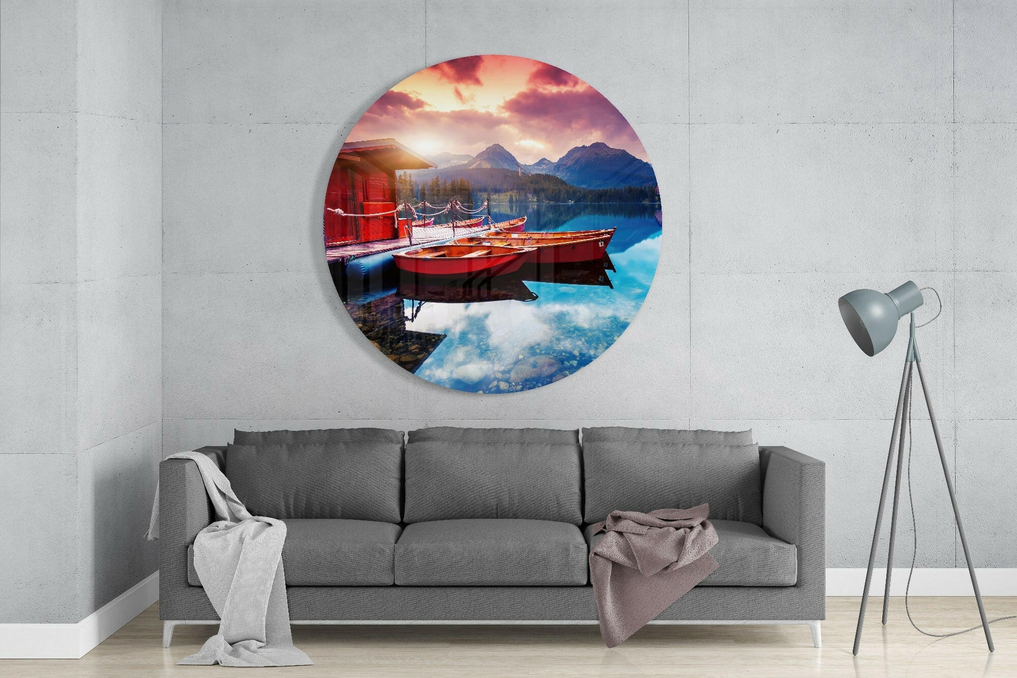 Coastal Glass Wall Art.