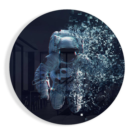 Astronaut Glass Wall Art.