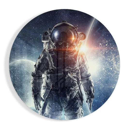 Astronaut Glass Wall Art.