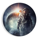 Astronaut Glass Wall Art.