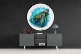 Caretta Caretta Glass Wall Art.