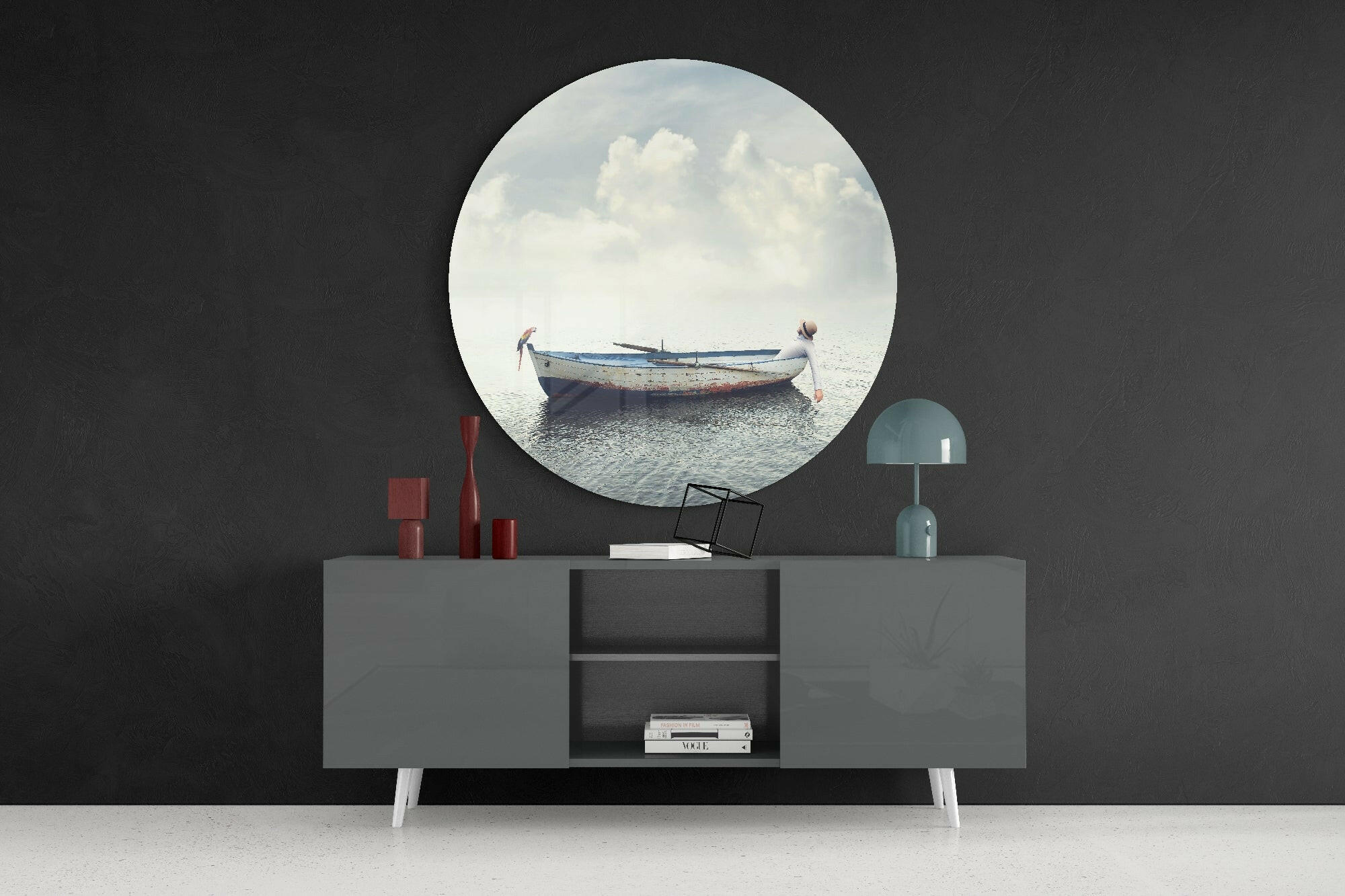 Marine Glass Wall Art.