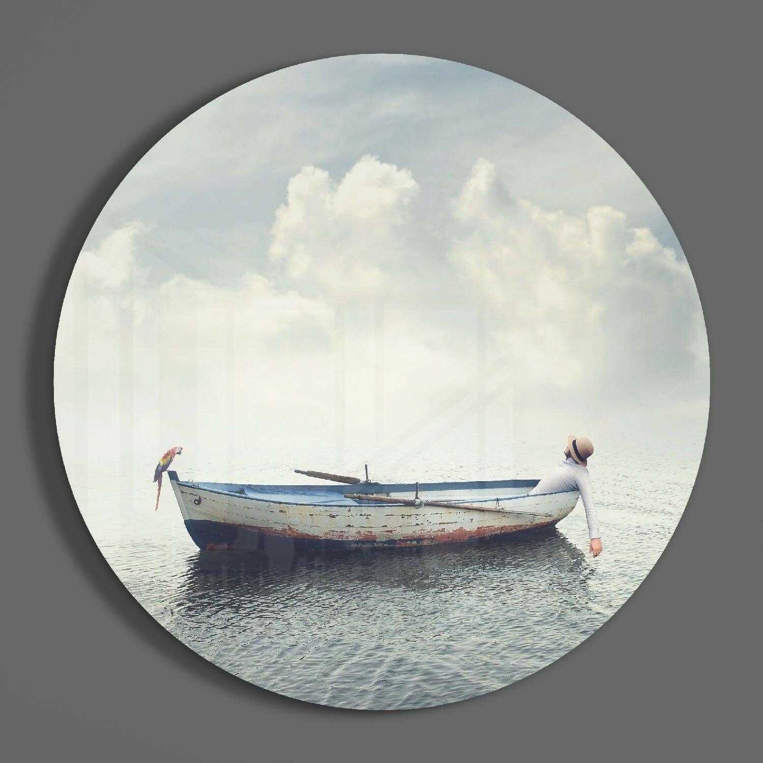 Marine Glass Wall Art.