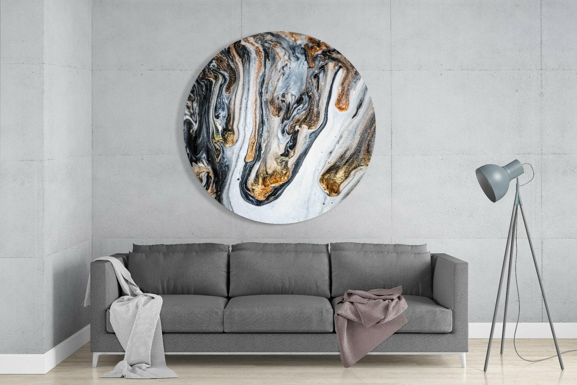 Marble Glass Wall Art.