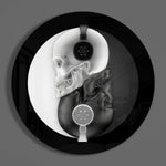 Black and White Glass Wall Art.