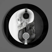 Black and White Glass Wall Art.