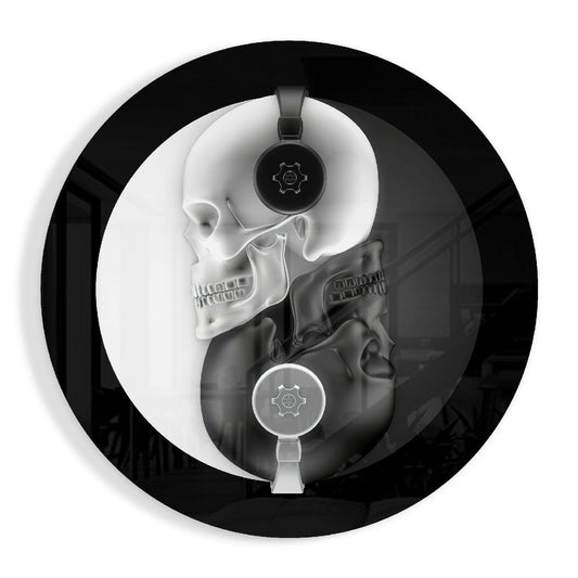 Black and White Glass Wall Art.