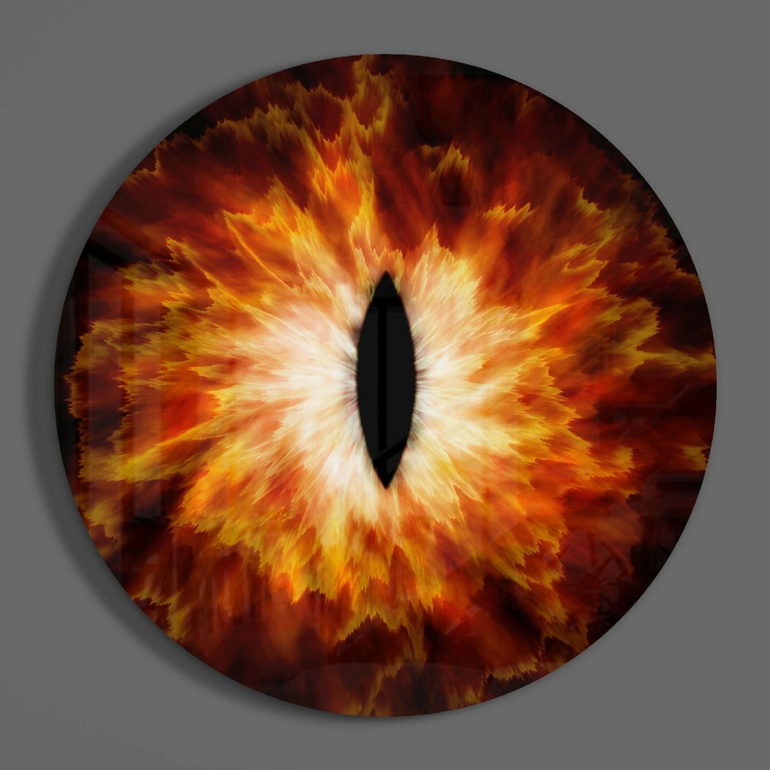 Fire Eye Glass Wall Art.